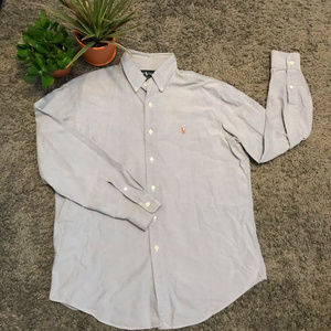 15.5 x 34 | Ralph Lauren | Cotton Casual Button Up